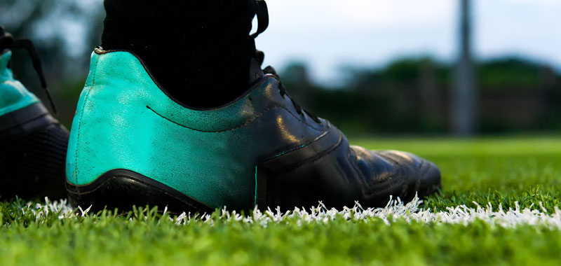 turf shoes on artificial grass